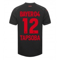 Pánský Fotbalový dres Bayer Leverkusen Edmond Tapsoba #12 2023-24 Domácí Krátký Rukáv